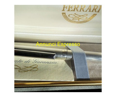 Penna sfera in argento 925 FERRARI decorata a lame