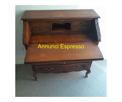 Elegante ribalta trumeau con scrittoio in stile