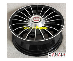 Cerchi grifo nero 4,5x 12 4x190 fiat 500 l f r