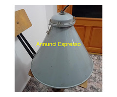 Lampada industriale degli anni 70