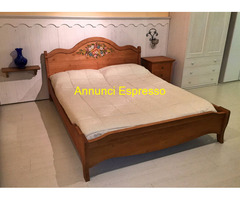 Letto matrimoniale abete tabià