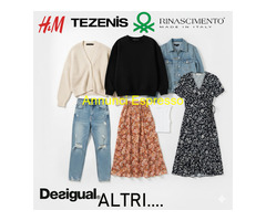 STOCK ABBIGLIAMENTO VINTAGE A partire  4?/KG!