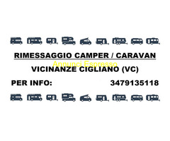 Rimessaggio camper e caravan al coperto