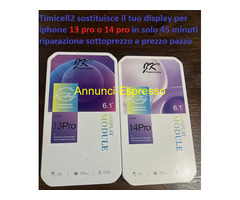 Sostituzione display iphone di tutti i dispositivi