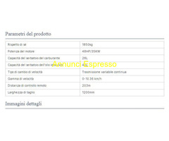 TRINCIA 48HP DIESEL CINGOLATO TELECOMANDATO