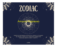 Ciao sono Luisa esperta in magia, e cartomanzia