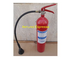 Estintore portatile anidride carbonica CO2 5kg.