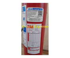 Estintore portatile anidride carbonica CO2 5kg.