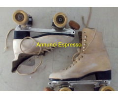 Pattini a Rotelle professionali in pelle a stivale