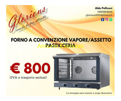 Forno convenzione vapore/assetto pasticceria