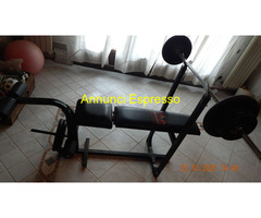 PANCA PER ADDOMINALI CON BILANCIERE