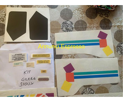 Gilera sioux kit adesivi completo vers. blu