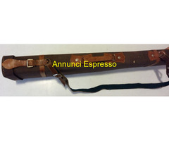 Custodia x fucile Antica Rigida, in stoffa e cuoio