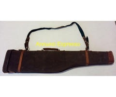Custodia x fucile Antica Rigida, in stoffa e cuoio