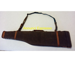 Custodia x fucile Antica Rigida, in stoffa e cuoio