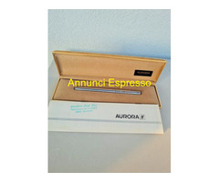 Penna stilo Aurora Hastil, realizzata in acciaio i