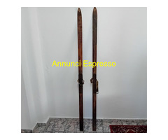 Sci antichi in legno dell'ottocento cm 180