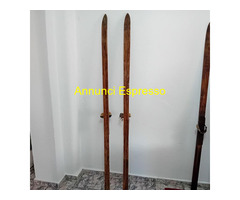 Sci in legno antichi cm.190