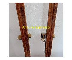 Sci in legno antichi cm.190