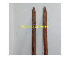 Sci in legno antichi cm.190