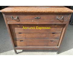 Cassettone Como Specchiera Antico in legno