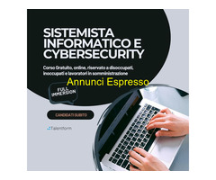 CorsoSistemista Informatico e Cybersecurity (corso GRATUITO online, full time)