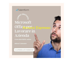 CorsoMicrosoft Office per Lavorare in Azienda (corso GRATUITO online, full time)