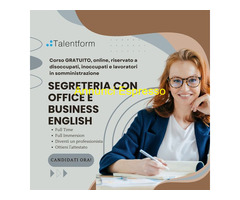 CorsoSegreteria con Office e Business English (corso GRATUITO online, full time)