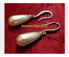 Orecchini in Argento e Perle
