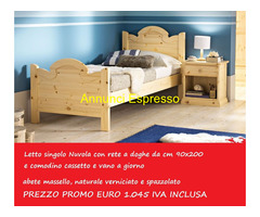Letto nuvola con comodino