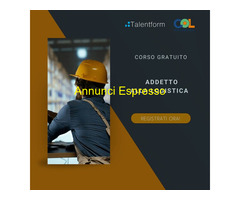 CorsoAddetto alla Logistica, Corso Gratuito, Programma GOL Lazio, Percorso 2