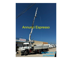 Autogru IVECO FIAT 240.36 CON CASSONE F
