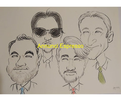 Animazione artistica (ritratti,caricature,pittura)