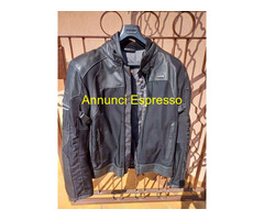 Giaccone moto uomo marca Spidi taglia 48 pelle ner
