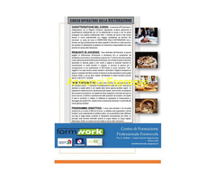 CorsoCORSO GRATUITO IEFP OPERATORE DELLA RISTORAZIONE