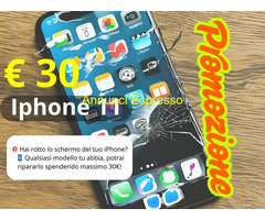 Offerta Shock: Riparazione Vetro iPhone 11 a 30 Â€