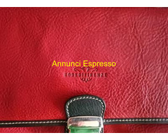 Borsa porta documenti in vera pelle