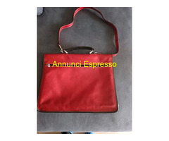 Borsa porta documenti in vera pelle