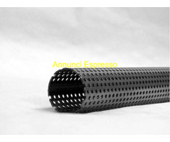 Tubo perforato in acciao inox