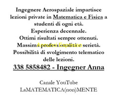 Aiuto per lezioni dimatematica fisica retribuzione oraria €