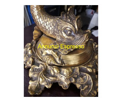 Tritone alzata vintage centrotavola in cristallo c