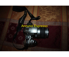 Canon eos 300D reflex digitale,  obiettivo silver