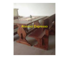 Tavoli e panche legno per ristoranti, pub, birre