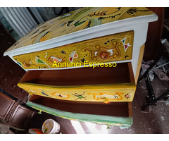 MOBILE CASSETTIERA DIPINTA A MANO FIRMATA