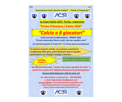 Torneo di calcio a 8 giocatori Primavera 2026