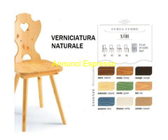 Sedie tirolesi in pino grezzo