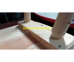 Sedie tirolesi in pino grezzo