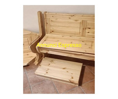 Angolo panca con cassonetto  in stile tirolese