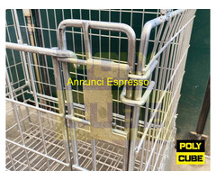 Gabbie o ceste metalliche sovrapponibili