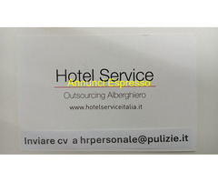 Hotels service srl cerca  Operaio Pulizie nel settore Alberghiero con  esperienza